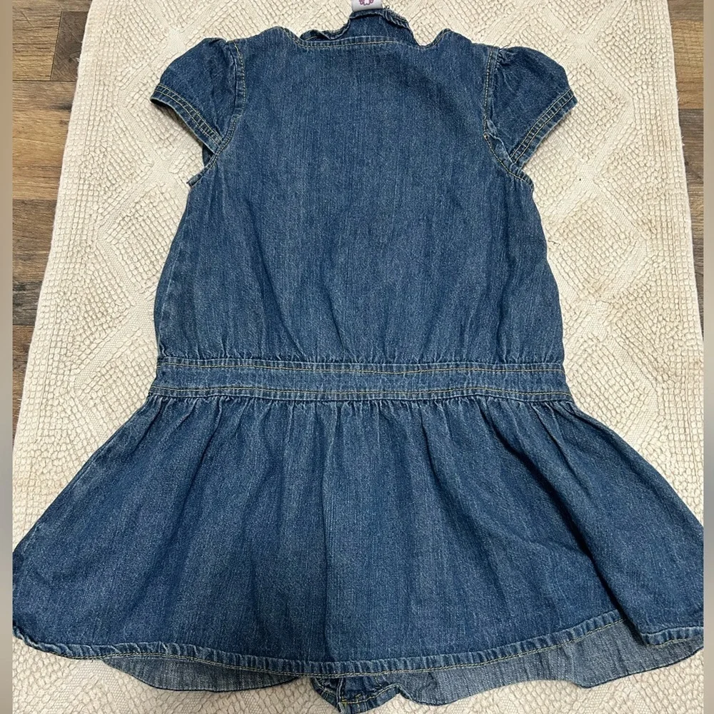 Disney vintage Blue Denim with Pink Floral Embroidery 1990’2000